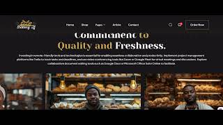 Modern Bakery Website Design | Grow Your Cake & Pastry Business Online | Kiaan Technology