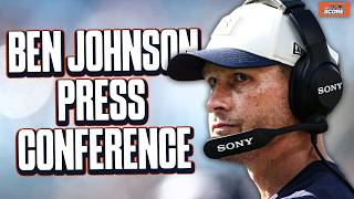 LISTEN: Ben Johnson's press conference after Bears' 59-37 win over Panthers | 2026 NFL