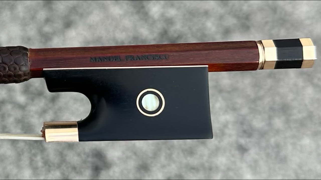 Gold Mounted Manoel Francisco Violin Bow 4/4 - YouTube