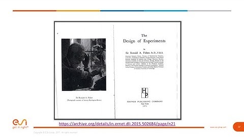 Statistics - Some Theory