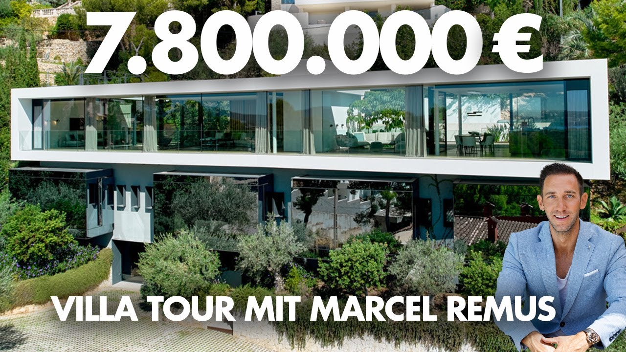LUXUS VILLA MIT KRASSESTEM LICHT DESIGN BEI PUERTO PORTALS | MALLORCA! TOUR MIT MARCEL REMUS