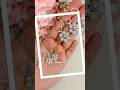 DIY flower pearl earrings making tutorial ✨😍 #diy  #earrings #diycrafts #artist #shortsfeed #viral