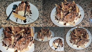 كلاص عائلي بجوج نكهات الفانيلا و شوكولا بالبندق  glace au chocolat / vanille