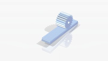 Rack and Pinion animation - Solid Edge 2021 SE