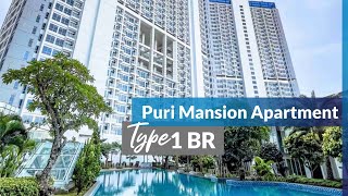 Tipe 1 Kamar Tidur Di Puri Mansion Apartemen