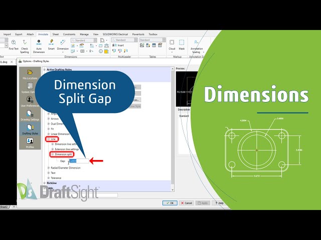 Split Multiple Dimension(s) with Default Gap