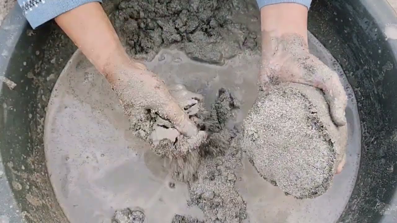 Pure sand soft blocks 😯 super satisfying water crumbling and dipping 🤤