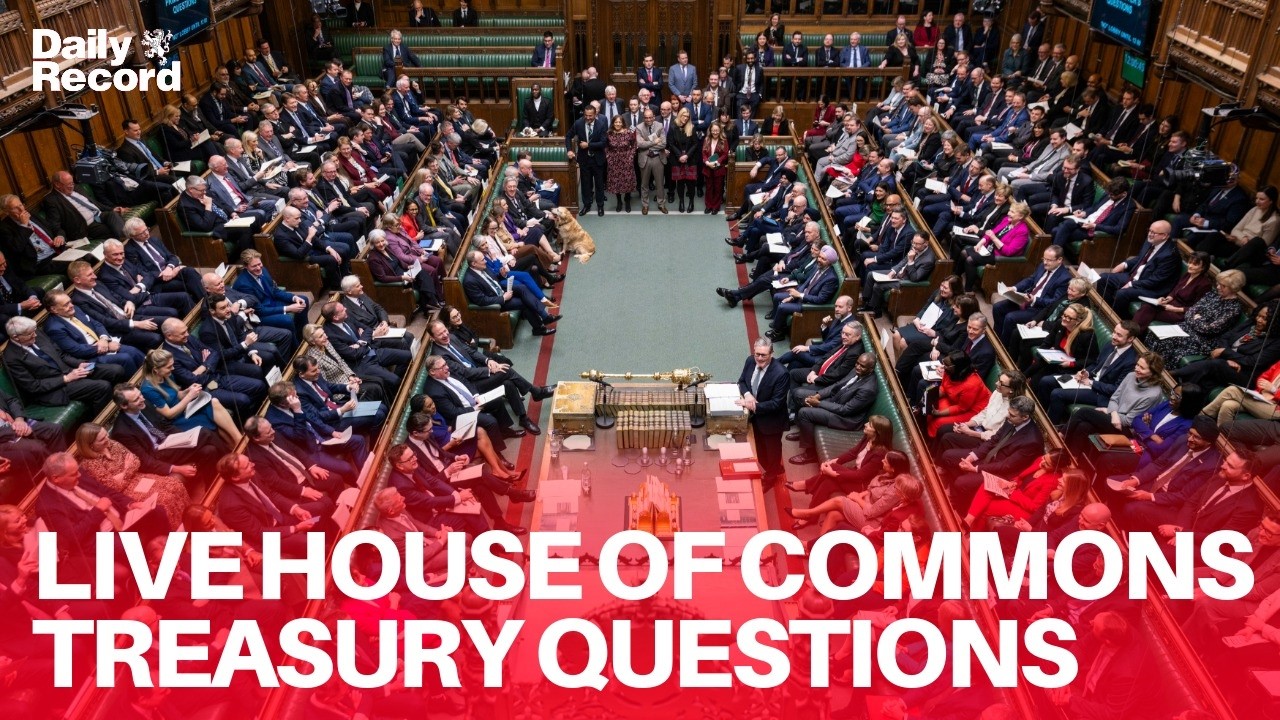 LIVE House of Commons Treasury questions including Courts and Tribunals Bill