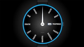 2018 Resolution - Analog Clock Animation in PowerPoint. Free slide | Free PPT | Free Template