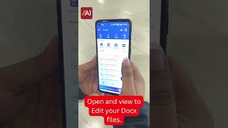 How to edit your Docx file on Mobile? | A1Office screenshot 2