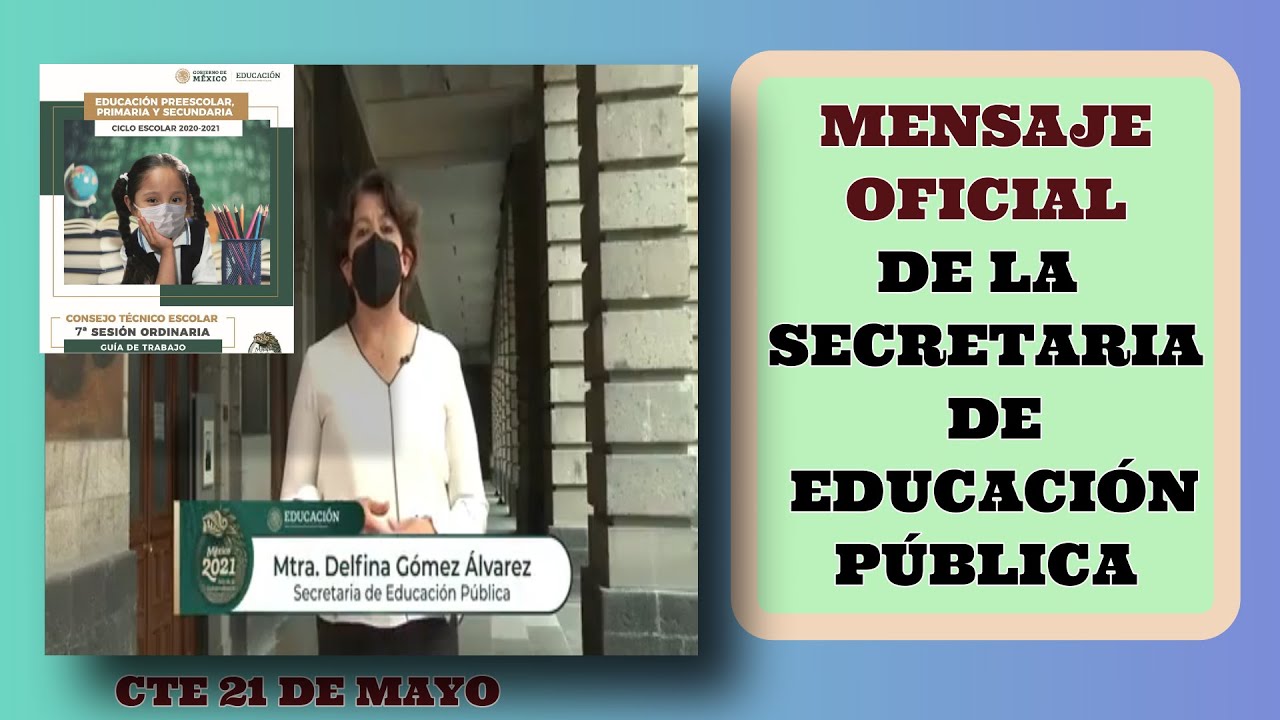 MENSAJE OFICIAL DE LA SECRETARIA DE EDUCACIÓN PÚBLICA SEPTIMA SESIÓN