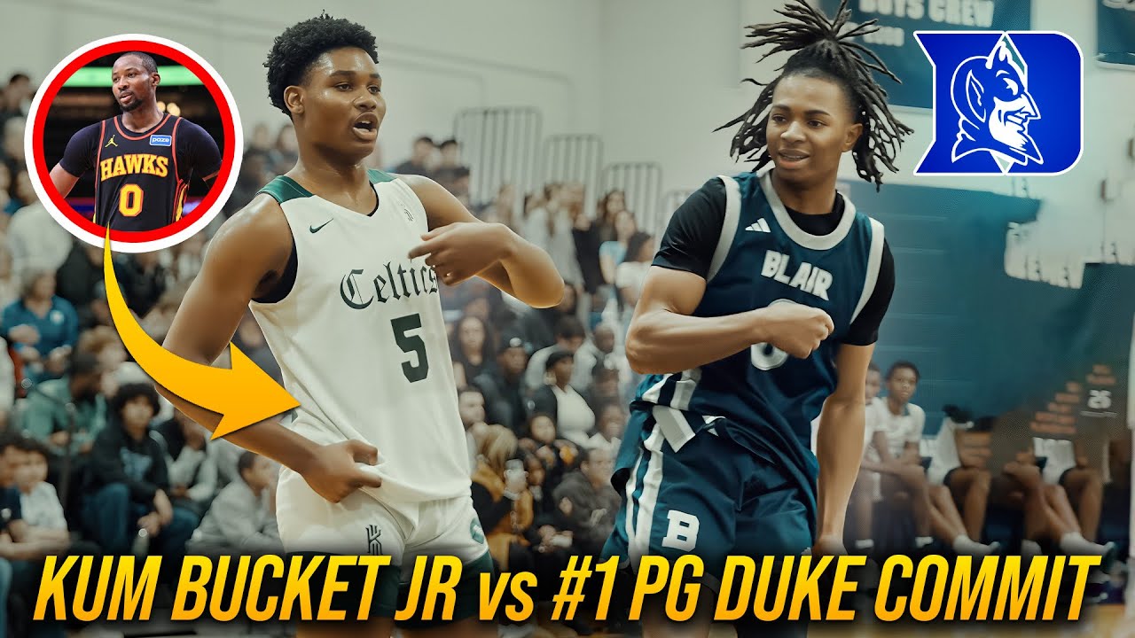 NBA Brother WENT AT BOUNCY Deron Rippey Jr. In Prep Championship. TPS VS Blair & #1 PG DUKE Commit