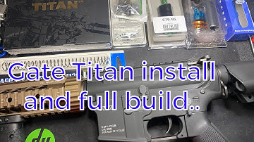 Gate Titan install in a KWA M4 (diy)full build. (Airsoft) #battalionairsoftarena