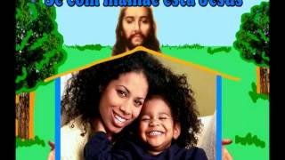 Video thumbnail of "se na família está Jesus"