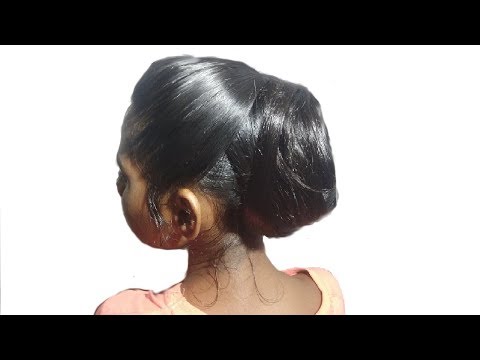 New Bun Hairstyle For Wedding And Party Trending Hairstyle Party