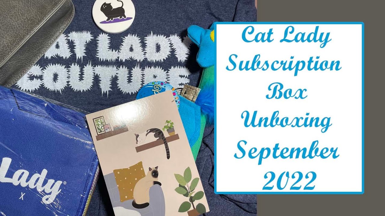 Cat Lady Everyday Cat Lady Subscription Box Unboxing September 2022