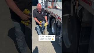 Save your time and your shoulders #strap #winder #truckers #flatbedlife #worksmarter #rigcraftor