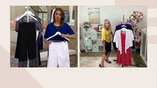 Susan Graver Ultra Stretch Pull-on Pedal Pushers with Pockets on QVC