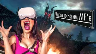 Introducing my nongamer wife to Skyrim... in VR