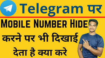 How to hide mobile number on telegram | Telegram par mobile number ko kaise hide kare