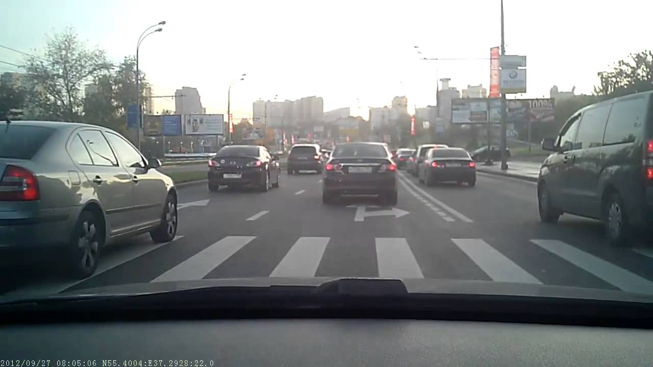 Автомобильный GPS-навигатор LEXAND D6 HDR пример видео видеорегистратора