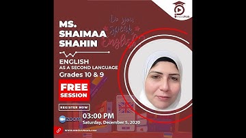 Mrs. Shaimaa Shaheen - English for #igcse