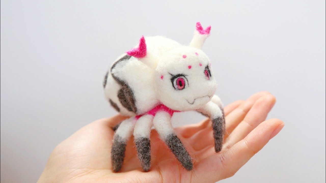 蜘蛛ですが なにか 蜘蛛子ちゃん作ってみた 羊毛フェルト Youtube