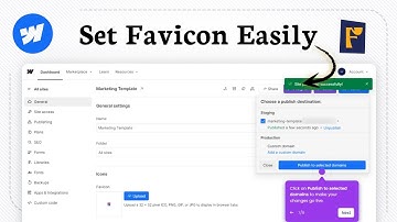 Hoe voeg ik een favicon toe in Webflow (stappen voor aangepaste pictogrammen)