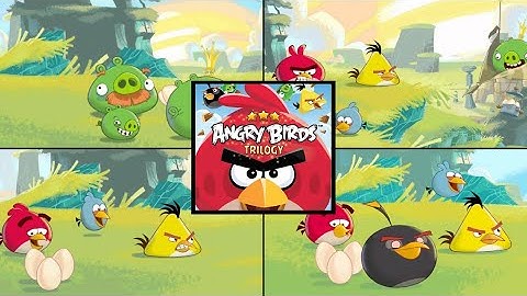 Angry Birds Trilogy - All Cutscenes (Todas as Cutscenes)