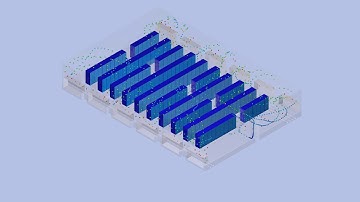 Data Center CFD Velocity traces
