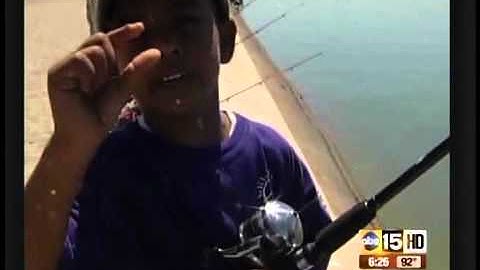 Fishing at Tempe Town Lake