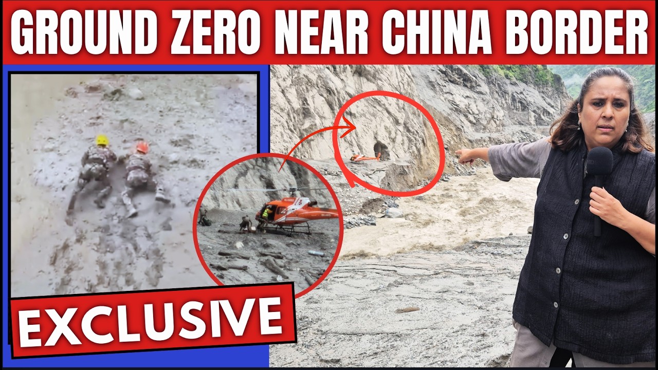 BARKHA NEAR CHINA BORDER IN EXCLUSIVE FROM CHILIME TUNNEL WHERE SEARCH OPS UNDERWAY | NEPAL FLOODS