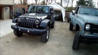 Jeep Wrangler JK 3 inch motofab spacer lift kit DIY Install