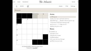 The Atlantic Crossword 2026