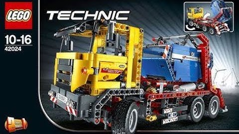 Lego Technic Skip Truck with power functions, set 42024 review