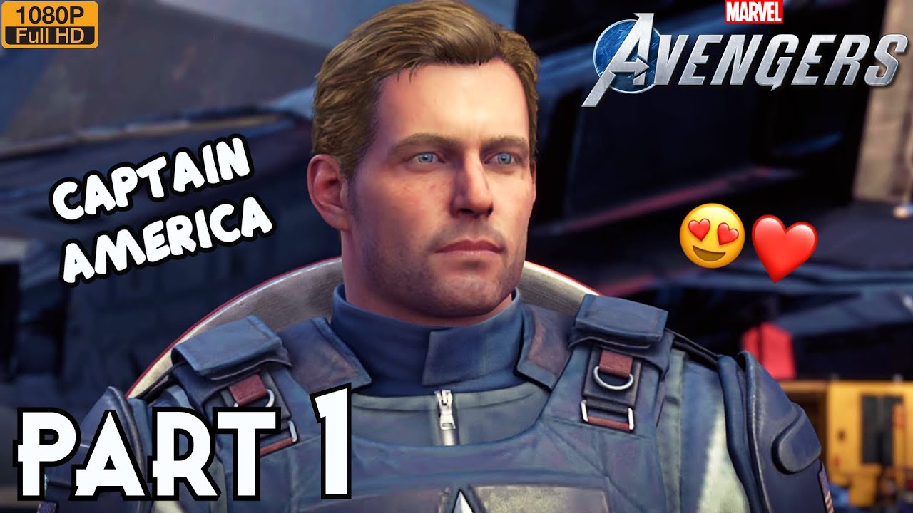 Marvel Avengers (PART 1) - Captain America 😍❤️ | HD Gameplay/Walkthrough | Hindi Commentary