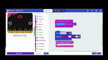 función en makecode