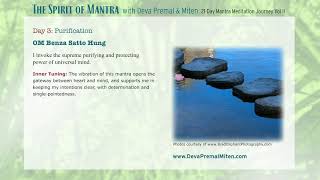 The Spirit of Mantra: 21-Day Mantra Meditation Journey Vol. II - Day 3 by Deva Premal & Miten 3,106 views 1 year ago 12 minutes, 44 seconds