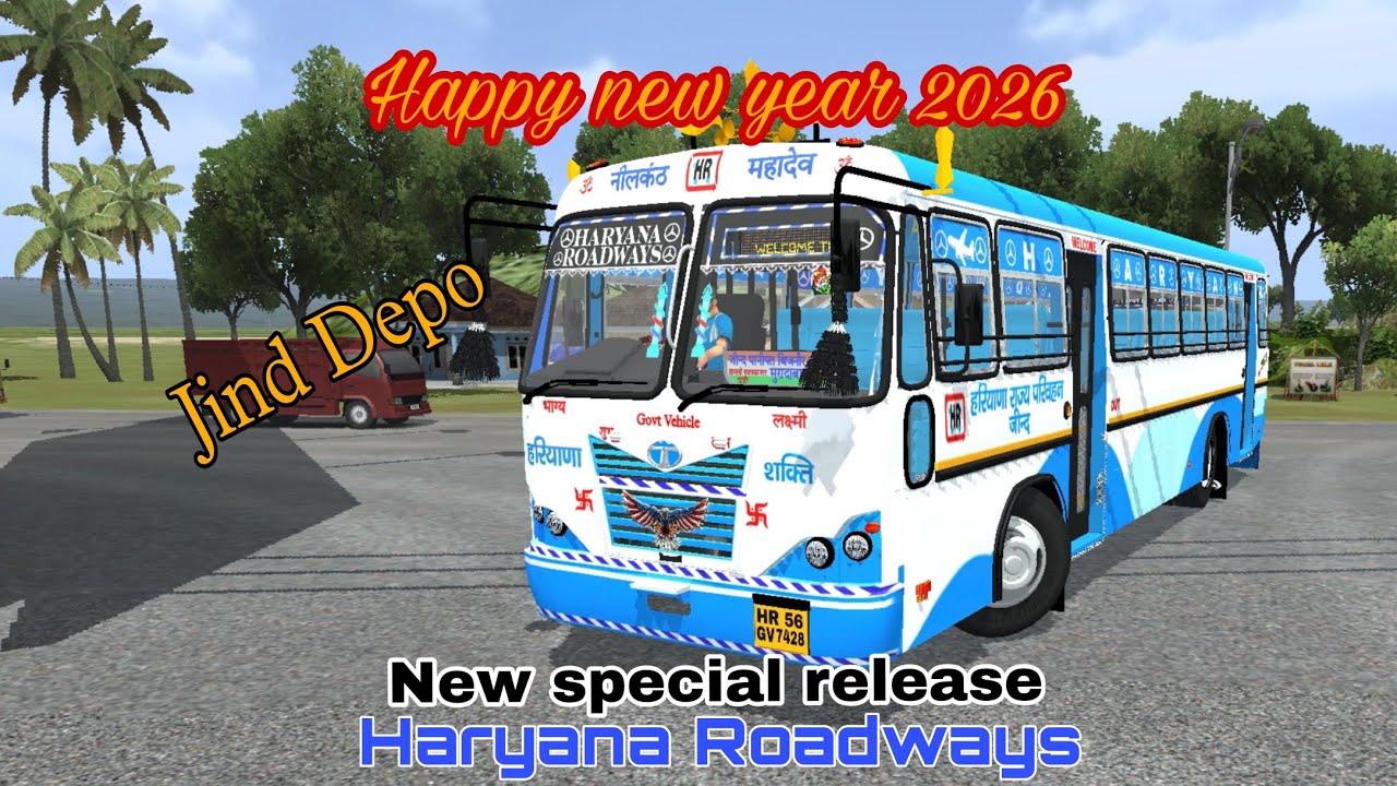 Haryana Roadways Jind depo tata Bs6 New year special release Video Like and Share comment 🙏