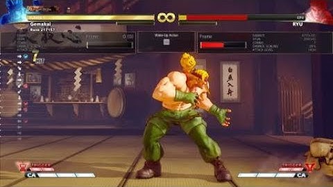SFV - Alex S4 Stun Sequence