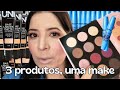 Maquiagem usando só 3 PRODUTOS