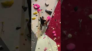 Climbing A Pink 5.12 At Vertical Ventures St. Pete
