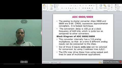 ADC & DAC INTERFACING WITH 8086 THROUGH 8255 BY MS REDDY