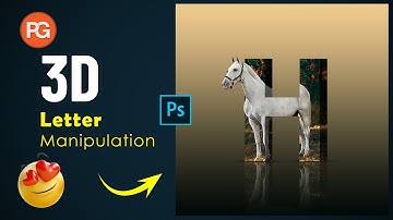 3D Letter Manipulation - Best Photoshop Tutorial For Beginner 2024