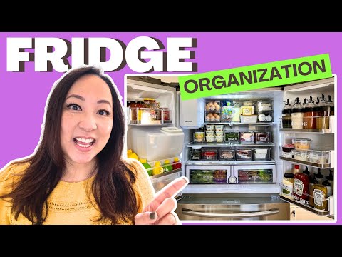 How to maximize your fridge space 🏡#asmr #organization #milk #fridge , Organizing The Fridge