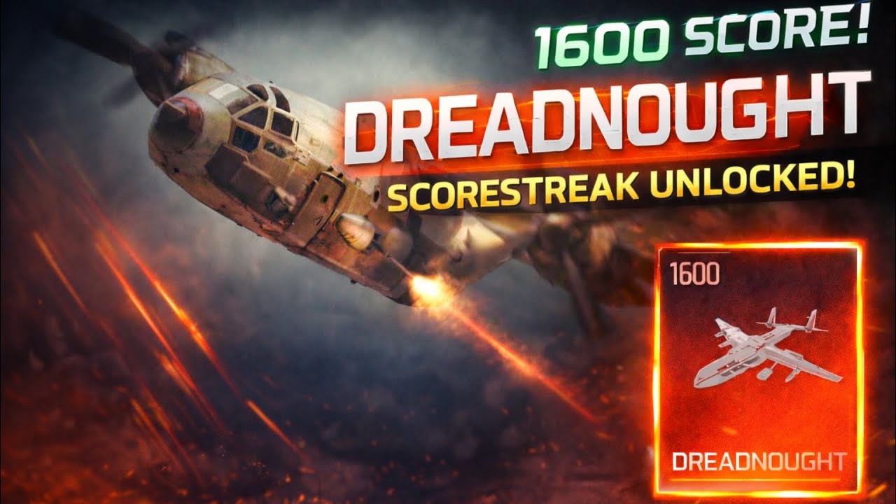 New dreadnought scorestreak gameplay + cutter bomb🔥