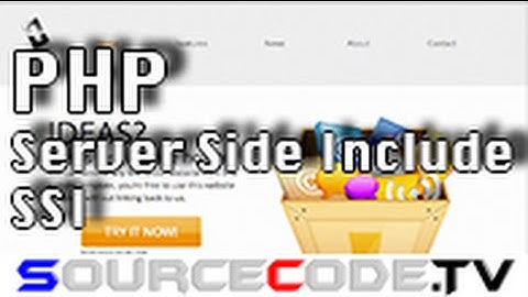 PHP สร้างเว็บง่ายๆ  จาก template free (เทคนิคการ include)