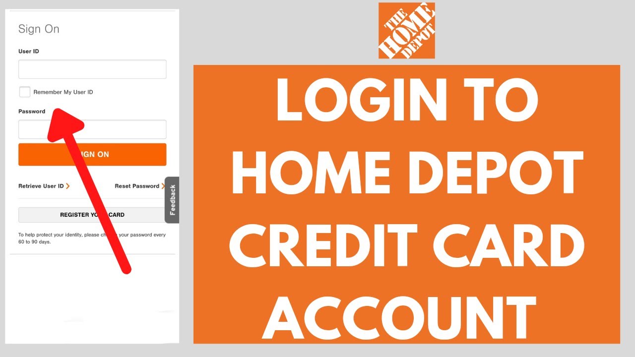 How to Login to Home Depot Credit Card Account Home Depot Credit Card