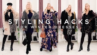 Long Sleeve Dresses | How to style Winter Dresses | Winter Dress Hacks