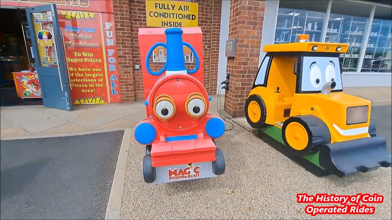 2000s Northern Leisure Coin Operated Steam Engine Kiddie Ride - Magic Roundabout Train